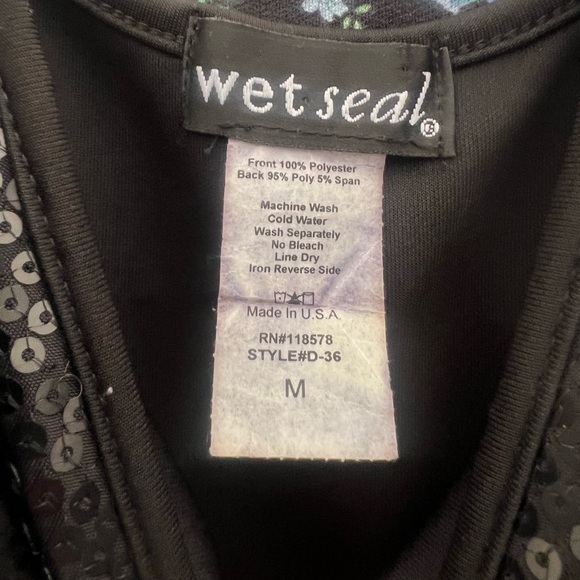 Black sequin dress - Picture 2 of 2